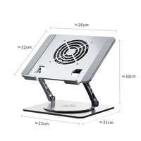 Support universel pour tablette, nouveau modèle, rotatif à 360 degrés, stable, pliable, réglable en hauteur sur huit niveaux, dissipateur de chaleur en acier au carbone