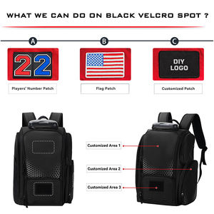 KOP Custom Large Capacity Water Resistant Pickleball Paddle Backpack Bag for Men Women with <strong>Shoes</strong> Compartment and Rackets Holder - Product Image 6