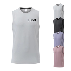 เสื้อคอกลมแขนกุดคุณภาพสูงสำหรับผู้ชาย ออกแบบและสกรีนโลโก้ได้ตามต้องการ ขายส่งเสื้อโพลีเอสเตอร์แบบกำหนดเอง - Product Image 3