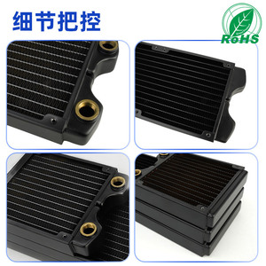 หม้อน้ำทองแดง Yingbo ขนาด 360 มม. หนา 27 มม. ระบบระบายความร้อนด้วยน้ำสำหรับเคสคอมพิวเตอร์ - Product Image 3