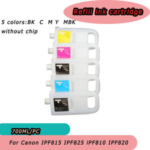 佳能<span class=keywords><strong>PFI</strong></span>-<span class=keywords><strong>703</strong></span> IPF810 IPF820 IPF825 IPF815打印机5种颜色的700毫升PFI703 <span class=keywords><strong>PFI</strong></span> <span class=keywords><strong>703</strong></span>无芯片空墨盒 - Product Image 3