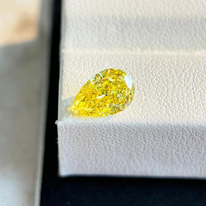 Ansterジュエリー梨型カットラボ栽培ダイヤモンドHPHTレッドブルーグリーンイエローピンクハート型ダイヤモンドジュエリー作り用 - Product Image 4