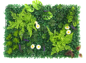 Panneau de gazon artificiel Olant 300x100 cm, pour murs, 20''x20'', avec support de clôture artificielle, pour suspendre des machines, spirales, animaux, plantes, 40 pouces - Product Image 3