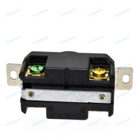 Connecteur de prise verrouillable industriel en laiton NEMA L14-20P & L14-20R, adaptateur de verrouillage par torsion pour générateur, 20A 125-250V, 3 pôles, 4 fils, mise à la terre