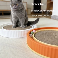 Griffoir pour chat en carton ondulé extra-large Fancie avec plateau tournant à bille et lit pour chats d'intérieur et chatons, vente en gros, OEM