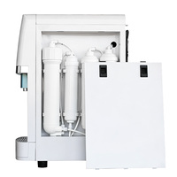 Mini-refroidisseur 75 GPD, système d'osmose inverse RO à 5 étapes, filtre en ligne standard 2T, distributeur d'eau blanche, libération d'eau froide et chaude