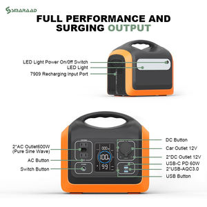 แผงโซลาร์เซลล์ Smaraad 200W + แบตเตอรี่ 1800W ที่เก็บพลังงานแบบพกพา - Product Image 3