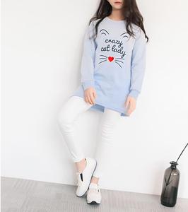 Abaya en polyester et élasthanne avec capuche et ourlet incurvé pour le shopping en ligne - Product Image 2