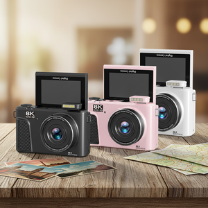 <span class=keywords><strong>Appareil</strong></span> <span class=keywords><strong>photo</strong></span> <span class=keywords><strong>numérique</strong></span> reflex <span class=keywords><strong>numérique</strong></span> 8K HD Vidéo Écran tactile LCD Zoom 18x Capteur CMOS Carte SD WIFI Enregistreur portable <span class=keywords><strong>Compact</strong></span> Certifié ROHS - Product Image 4