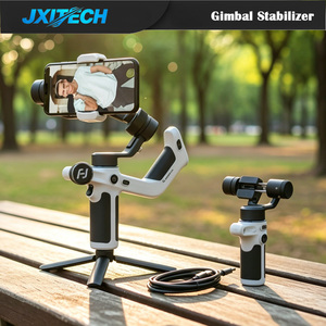 JXITECH MiniP Luz de Relleno con Seguimiento IA 360 °   Estabilizador de Gimbal Giratorio para Smartphone, para iPhone y Android, para Grabación de Videos y Vlogs - Product Image 1
