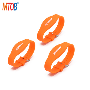 Bracelets <span class=keywords><strong>MIFARE</strong></span> S70 4K programmables de style réglable <span class=keywords><strong>Bracelet</strong></span> <span class=keywords><strong>RFID</strong></span> en silicone - Product Image 1