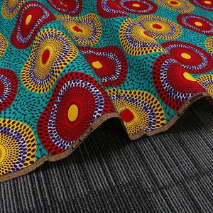 Hitarget-auténtico con tela de algodón estampado, suministro textil de China, tela de cera Kente africana para tela
