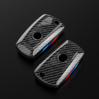 Étui de protection pour clé de voiture en fibre de carbone pour BMW Série 1 3 5 7 X1 X3 X4 X5 F10 F15 F16 F20 F30 F18 F25 M3 M4 E34 Accessoires