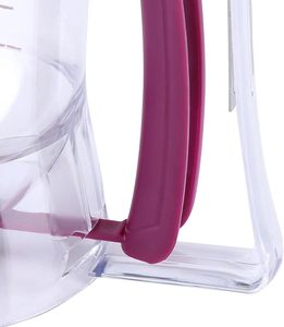 Inthetrend Plastic+<b>Silicone</b> Eco-Friendly Red/Purple 100ml-900ml Food Contact Safe Batter Dispenser for <b>Baking</b> - Product Image 5