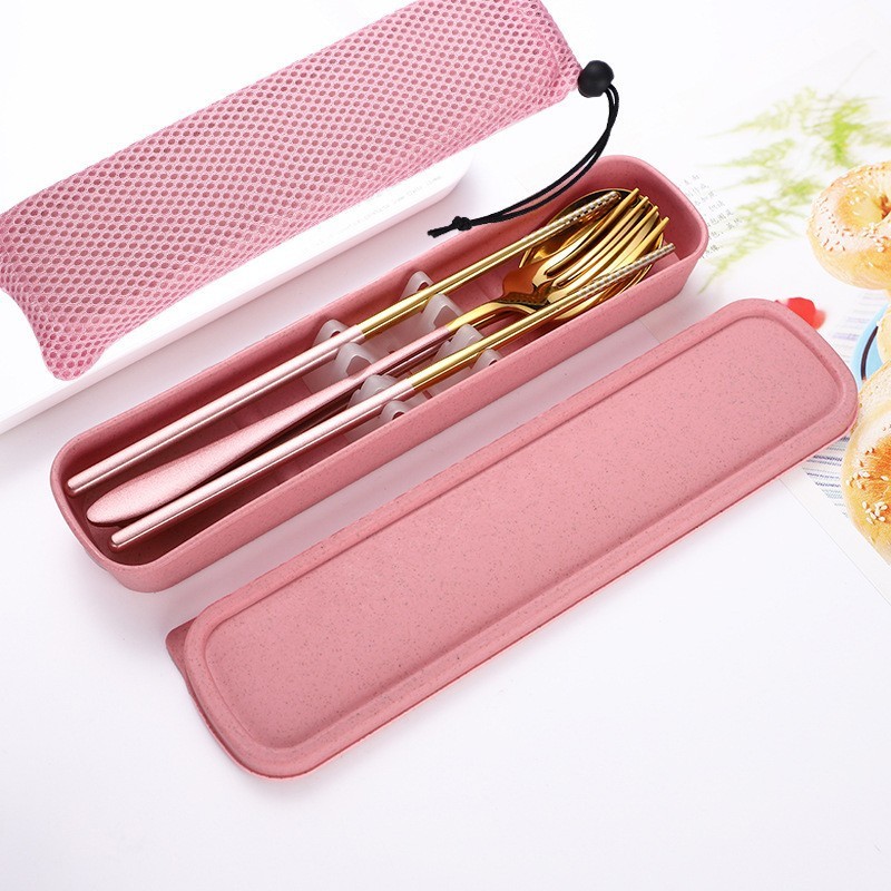 [Three-Piece Set] Gold + Pink + Powder Box Chalk Bag