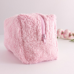 Pochette à <span class=keywords><strong>maquillage</strong></span> en tissu éponge personnalisée, esthétique, pochette cosmétique, trousse de toilette - Product Image 4