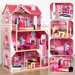 Hermosa Casa de Muñecas de Madera que Estimula la Imaginación Creativa para Niñas de 3, 4, 5 y 6 Años - Product Image 6