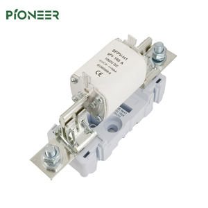 Boîte à fusibles basse tension 1P 160a Base de <span class=keywords><strong>fusible</strong></span> en céramique <span class=keywords><strong>porcelaine</strong></span> Sfpv-h1 1000v Dc - Product Image 1