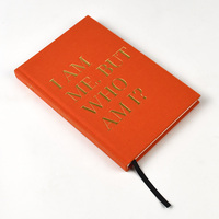 Carnet de notes personnalisé A5 avec logo, couverture rigide en tissu de lin, papier artistique, impression de carnet de planification