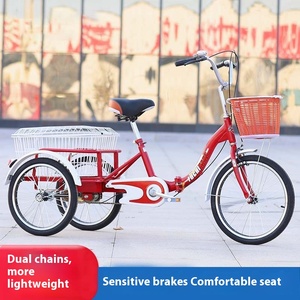 <span class=keywords><strong>Bicicleta</strong></span> <span class=keywords><strong>de</strong></span> carga <span class=keywords><strong>de</strong></span> pedal <span class=keywords><strong>de</strong></span> <span class=keywords><strong>tres</strong></span> <span class=keywords><strong>ruedas</strong></span> con horquilla <span class=keywords><strong>de</strong></span> aluminio, <span class=keywords><strong>bicicleta</strong></span> para ancianos para ocio y compras <span class=keywords><strong>de</strong></span> verduras, estilo <span class=keywords><strong>de</strong></span> camión tripulado - Product Image 5