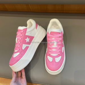 Zapatillas de Plataforma de Cuero para Mujer, Nuevos Estilos de Lujo, Transpirables, Casuales, Deportivas de Verano, con Aumento de Altura, Estilo Chunky - Product Image 1