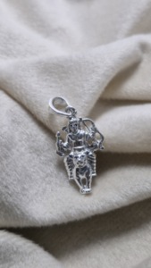 Ayyappa Swamy Pendentif en argent sterling 925 Poinçon Cadeau religieux certifié - Product Image 6