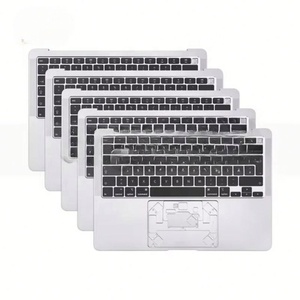 Coque supérieure avec clavier allemand pour Macbook Air 13" Retina A2179, repose-poignets, clavier, gris argenté, or, 2020 - Product Image 2