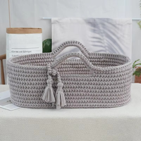 Panier à langer en coton sur mesure avec crochet pour bébé matelas imperméable panier pour bébé Moïse