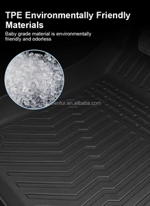 Juego Completo de Tapetes para Piso Impermeables y Ecológicos de TPE para Tesla 3/Y Land Cruiser Kuga, Incluye Forros para <span class=keywords><strong>Maletero</strong></span>/Carga/Delanteros/Traseros - Product Image 3