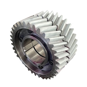 Engranaje de espiga personalizado Acero 42CrMo Engranajes helicoidales dobles de gran diámetro para maquinaria pesada - Product Image 1