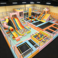 Maison de jeu en bois écologique pour la maternelle et la garderie, structure de jeu souple commerciale pour enfants, parc d'attractions
