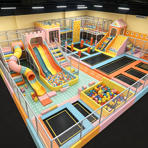 Structure de jeu en bois écologique pour la maternelle et la garderie, <span class=keywords><strong>série</strong></span> Ville, structure de jeu souple, parc d'attractions commercial pour enfants - Product Image 3