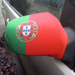 Housse de rétroviseur de voiture personnalisée en polyester et élasthanne avec motifs de drapeau national - Product Image 1