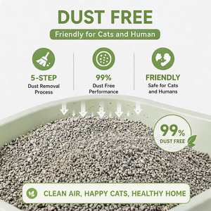Sable à litière pour chat ODM/OEM, sac de 10 kg, granulométrie personnalisée, certifié MSDS, litière pour chat en bentonite concassée pour les grossistes en animaux de compagnie - Product Image 3