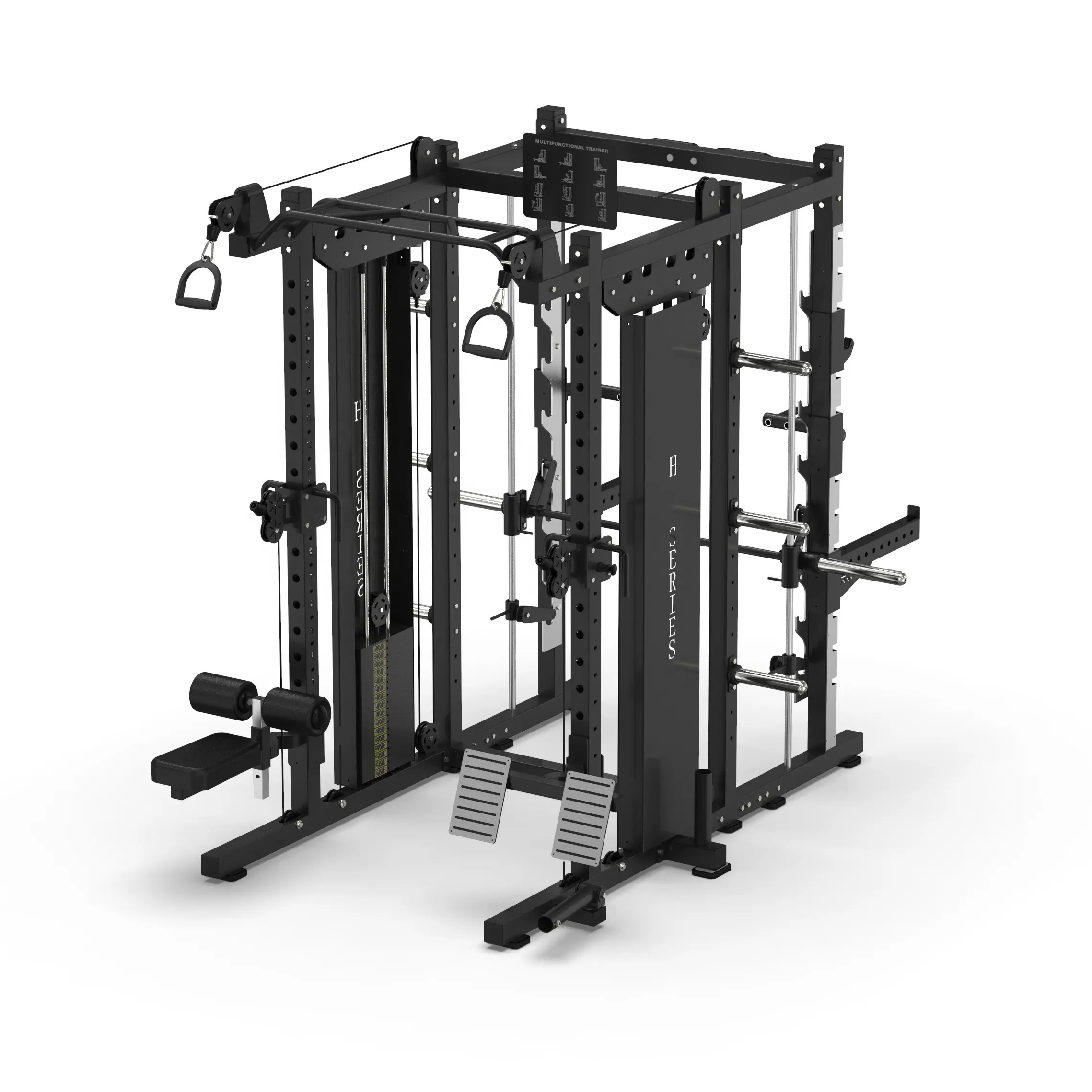 Home Use Multi Functional Trainer Smith Machine/ Cable Crossover /Power Rack