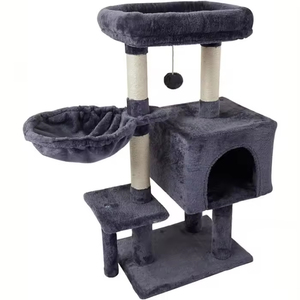 Hotselling Luxe Multi-Layer Kattenkrabpaal Grote Kattenboom Diverse Stijlen Kattenbed Huis Villa Sisal Boomtoren - Product Image 4