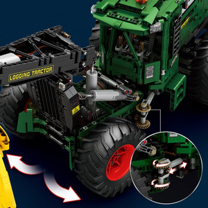 22027 Tractor Transport Vehicle Small Particle Assembly Model Ornament High Difficulty Boys' <b>Educational</b> <b>Toy</b> - Product Image 5