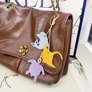 New Pu Leather Marine Animals Fruit Handbag Decorative <b>Charms</b> Keychain Wholesale Pendant for <b>Bags</b> Decoration - Product Image 4