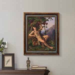 Pintura en lienzo de cuerpo de dama sexy, pintura desnuda de hombre sexy, decoración de arte de pared de dormitorio - Product Image 3