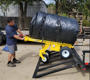 नए ऊर्जा परिवहन भारी शुल्क 500 किलोग्राम हैंड ट्रक ट्रॉली को दो न्यूमेटिक टायर के साथ - Product Image 6