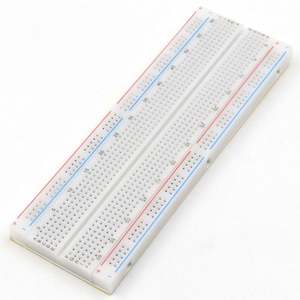 <span class=keywords><strong>Protoboard</strong></span> YE MB-102 de 830 Puntos con Cables Puente Rojos y Azules, 165x55x10mm, Placa de Circuito de Prueba sin Soldadura - Product Image 1