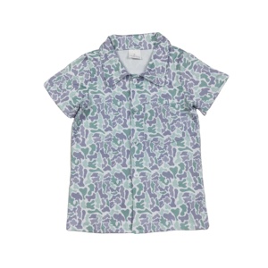 Boutique Gris vert camo bouton Top pour bébé garçon à manches longues infantile T-shirt été vêtements pour enfants - Product Image 1