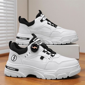 Botas de Trabajo para Hombre, Primavera 2026, Clásicas, Versátiles, Casuales, con Forro de Malla Resistente y Cierre de Cordones, para Adolescentes - Product Image 3