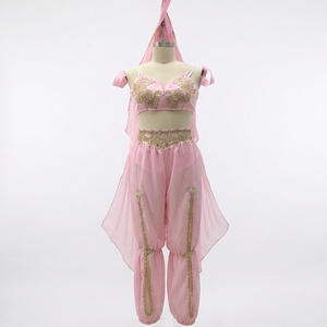 Nuevos y Atractivos Trajes de Ballet Color Borgoña para Adultos, Diseño Árabe e Indio, Trajes de Danza para Espectáculos, Material Jacquard - Product Image 4