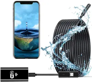 HD Wi-Fi эндоскоп гибкий кабель 8 светодиодов Водонепроницаемый Бороскоп для осмотра автомобиля мини-камера для IOS Android - Product Image 1