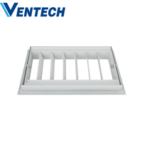 Système HVAC moderne, grille d'aération rectangulaire en alliage d'aluminium pour usage hospitalier, montage au plafond, durable et facile à installer