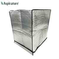 Housse de palette 3D personnalisée à 6 faces en film aluminisé, isolante thermiquement et anti-humidité pour le transport maritime