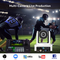 Cámara PTZ para Conferencias en Oferta, NDI 20x 4K USB3.0 POE, Grado Profesional, Seguimiento por IA, Sistema de Audio para Conferencias con el Mejor Precio