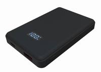 Batterie externe portable PD20W 5000mAh avec affichage LED, USB-A, USB-C, batterie semi-solide