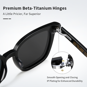 Design alla moda Outdoor UV400 Custom Logo occhiali da sole acetato classici Unisex occhiali da sole polarizzati - Product Image 2